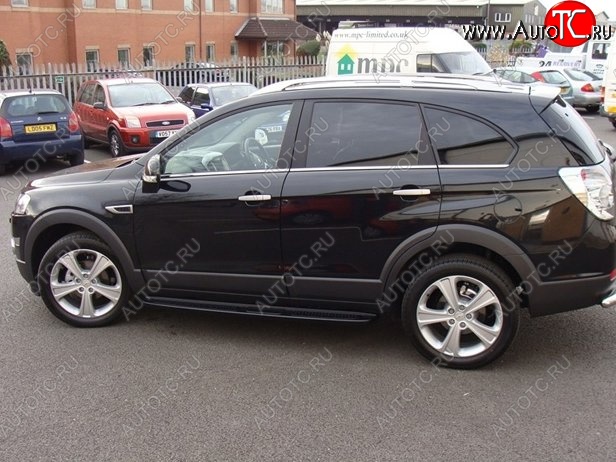 8 699 р. Пороги CT Chevrolet Captiva  дорестайлинг (2006-2011)  с доставкой в г. Тольятти