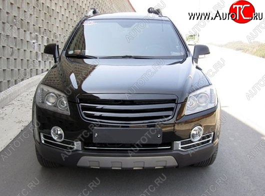 5 999 р. Решётка радиатора CT Chevrolet Captiva  дорестайлинг (2006-2011) (Неокрашенная)  с доставкой в г. Тольятти