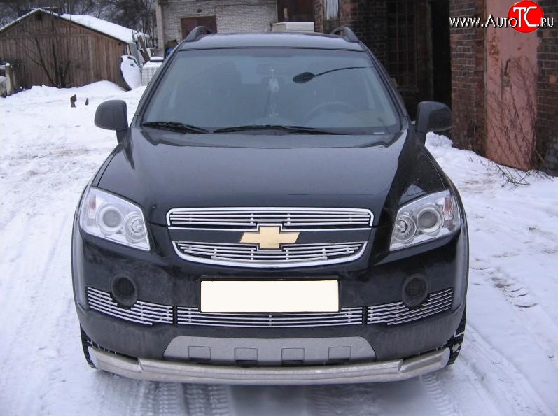 7 699 р. Декоративная вставка воздухозаборника Berkut Chevrolet Captiva  дорестайлинг (2006-2011)  с доставкой в г. Тольятти