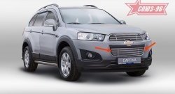 Декоративный элемент воздухозаборника Souz-96 (d10) Chevrolet Captiva 2-ой рестайлинг (2013-2016)