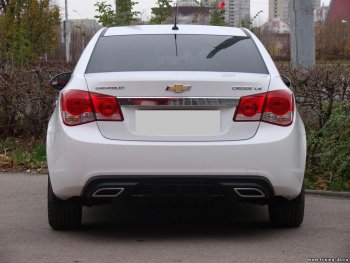 Диффузор заднего бампера Sport Chevrolet Cruze J300 седан дорестайлинг (2009-2012)