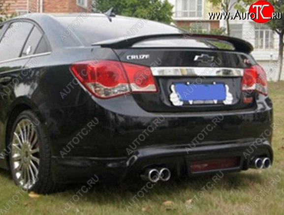 3 999 р. Спойлер CT Chevrolet Cruze J300 седан дорестайлинг (2009-2012) (Неокрашенный)  с доставкой в г. Тольятти