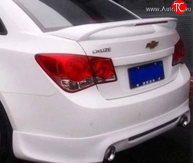 3 599 р. Спойлер M-VRS Chevrolet Cruze J300 седан дорестайлинг (2009-2012) (Неокрашенный)  с доставкой в г. Тольятти