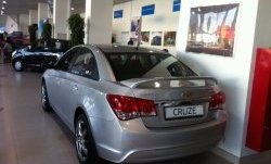 6 849 р. Спойлер LitCompany Chevrolet Cruze J300 седан дорестайлинг (2009-2012) (Неокрашенный)  с доставкой в г. Тольятти. Увеличить фотографию 5