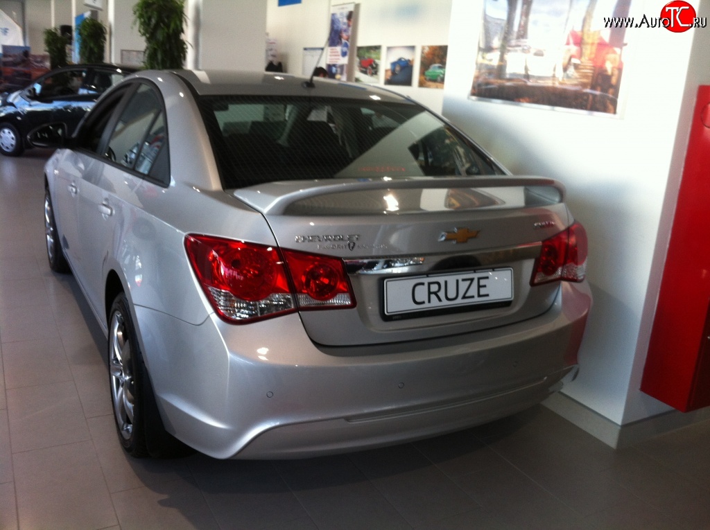 6 849 р. Спойлер LitCompany Chevrolet Cruze J300 седан дорестайлинг (2009-2012) (Неокрашенный)  с доставкой в г. Тольятти