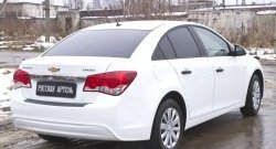 1 059 р. Защитная накладка на задний бампер RA Chevrolet Cruze J300 седан рестайлинг (2012-2015)  с доставкой в г. Тольятти. Увеличить фотографию 2