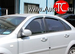 999 р. Комплект дефлекторов окон (ветровиков) 4 шт. Russtal Chevrolet Lacetti седан (2002-2013)  с доставкой в г. Тольятти