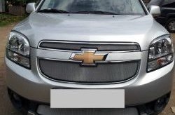 1 539 р. Сетка в решетку радиатора (нижняя) Russtal Chevrolet Orlando (2011-2018) (хром)  с доставкой в г. Тольятти. Увеличить фотографию 5