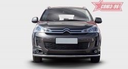 17 639 р. Защита переднего бампера одинарная Souz-96 Premium (d60) CITROEN C4 aircross (2012-2017)  с доставкой в г. Тольятти. Увеличить фотографию 2