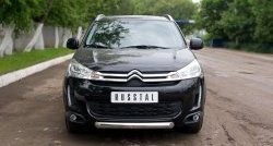 15 349 р. Одинарная защита переднего бампера диаметром 76 мм SLITKOFF CITROEN C4 aircross (2012-2017)  с доставкой в г. Тольятти. Увеличить фотографию 3