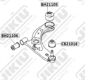 1 199 р. Пыльник шаровой опоры JIKIU Daihatsu Mira e:S LA300S,LA310S дорестайлинг (2011-2013)  с доставкой в г. Тольятти. Увеличить фотографию 3