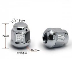 Колёсная гайка Вектор M12 1.5 