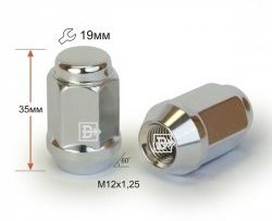 Колёсная гайка Вектор M12 1.25 Лада Надежда 2120 рестайлинг (2002-2006) 