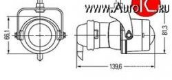 27 799 р. Универсальная противотуманная фара Hella Micro DE 1NL 008 090-017 с пыльником Acura RL KA9 седан дорестайлинг (1995-1998) (Без пыльника)  с доставкой в г. Тольятти. Увеличить фотографию 4