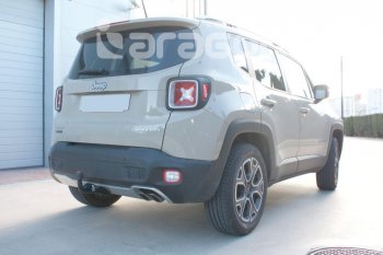 22 699 р. Фаркоп Aragon. (шар A) Jeep Renegade дорестайлинг (2014-2018)  с доставкой в г. Тольятти. Увеличить фотографию 2