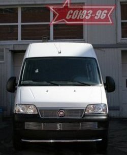 11 564 р. Защита переднего бампера одинарная Souz-96 (d60) Fiat Ducato 250 (2006-2014)  с доставкой в г. Тольятти. Увеличить фотографию 3