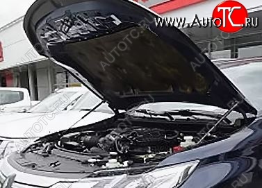 2 299 р. Упоры капота Russtal Mitsubishi Pajero Sport QE дорестайлинг (2015-2021)  с доставкой в г. Тольятти