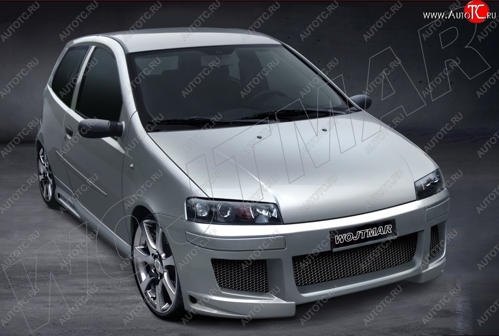 26 999 р. Передний бампер R1 Fiat Punto 188 хэтчбэк 5 дв. дорестайлинг (1999-2003)  с доставкой в г. Тольятти