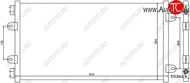 5 999 р. Радиатор кондиционера SAT (1.2) Fiat Punto 188 хэтчбэк 3 дв. дорестайлинг (1999-2003)  с доставкой в г. Тольятти