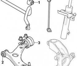 3 589 р. Полиуретановый сайлентблок нижнего рычага передней подвески (задний) Точка Опоры Ford Focus 3 седан дорестайлинг (2011-2015)  с доставкой в г. Тольятти. Увеличить фотографию 2