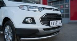 15 649 р. Одинарная защита переднего бампера диаметром 63 мм SLITKOFF Ford EcoSport дорестайлинг (2013-2019)  с доставкой в г. Тольятти. Увеличить фотографию 2