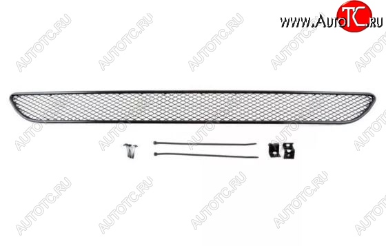 789 р. Сетка в воздухозаборник бампера Arbori (15 мм) Ford Fiesta 6 хэтчбэк 3 дв. рестайлинг (2012-2019) (Черная)  с доставкой в г. Тольятти