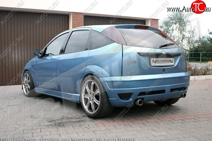 28 999 р. Задний бампер ST1 Ford Focus 1 хэтчбэк 3 дв. дорестайлинг (1998-2002)  с доставкой в г. Тольятти