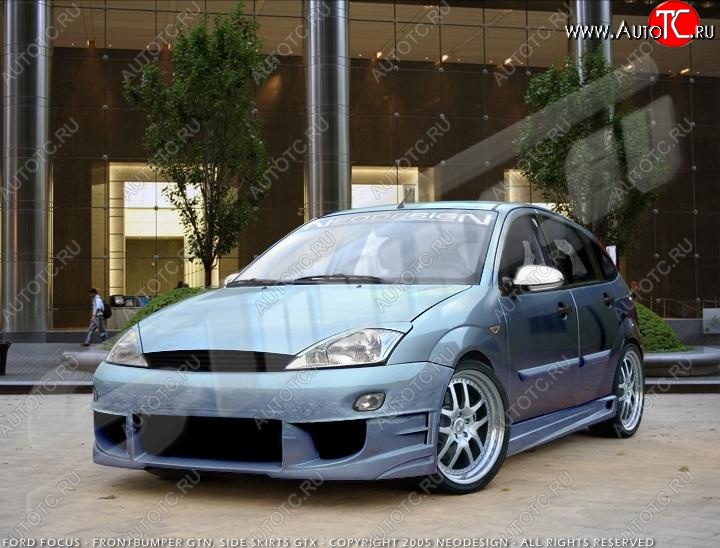 15 199 р. Пороги накладки ST1 Ford Focus 1 седан дорестайлинг (1998-2002)  с доставкой в г. Тольятти