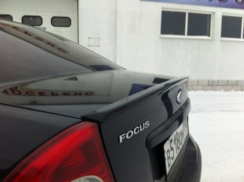 3 399 р. Лип спойлер АВТОКРАТ Ford Focus 2  седан дорестайлинг (2004-2008) (Неокрашенный)  с доставкой в г. Тольятти. Увеличить фотографию 2