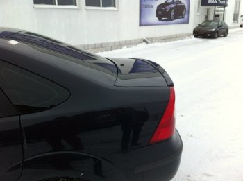 3 399 р. Лип спойлер АВТОКРАТ Ford Focus 2  седан дорестайлинг (2004-2008) (Неокрашенный)  с доставкой в г. Тольятти. Увеличить фотографию 3