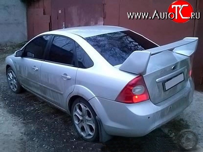 6 549 р. Спойлер EVO Design Ford Focus 2  седан дорестайлинг (2004-2008) (Неокрашенный)  с доставкой в г. Тольятти