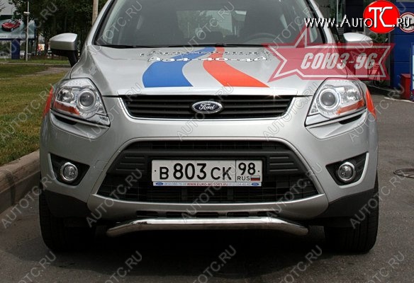 10 799 р. Защита переднего бампера одинарная Souz-96 (d60). Ford Kuga 1 (2008-2013)  с доставкой в г. Тольятти