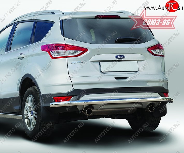 15 029 р. Защита заднего бампера Souz-96 Long (d60) Ford Kuga 2 дорестайлинг (2013-2016)  с доставкой в г. Тольятти