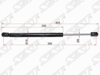 Газовый упор крышки багажника SAT Ford Mondeo Mk4,DG дорестайлинг, универсал (2007-2010)