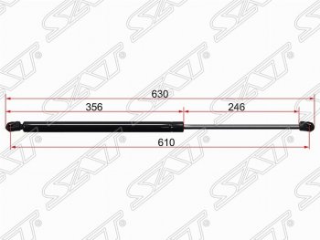 Упор крышки багажника SAT (газовый) Ford S-Max 1 рестайлинг (2010-2015)