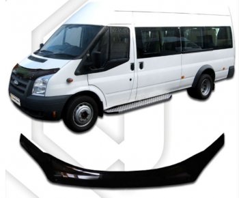 Дефлектор капота CA-Plastiс Ford (Форд) Transit (Транзит) (2006-2014) цельнометаллический фургон