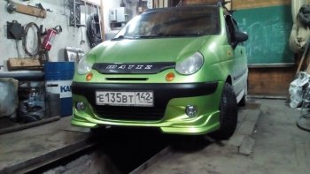 3 999 р. Накладка переднего бампера Sport-Line Daewoo Matiz M100 дорестайлинг (1998-2000)  с доставкой в г. Тольятти. Увеличить фотографию 2