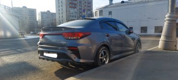 7 499 р. Пластиковые пороги Kudos KIA Rio 4 FB дорестайлинг седан (2016-2020) (Неокрашенные)  с доставкой в г. Тольятти. Увеличить фотографию 3