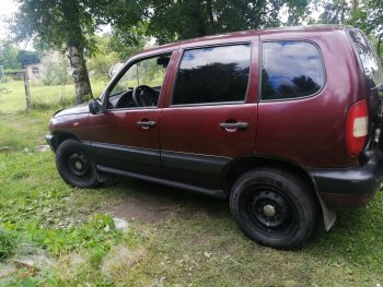 1 189 р. Пороги накладки Autodemic  Chevrolet Niva  2123 (2002-2008), Лада 2123 (Нива Шевроле) (2002-2008) (Текстурная поверхность)  с доставкой в г. Тольятти. Увеличить фотографию 7