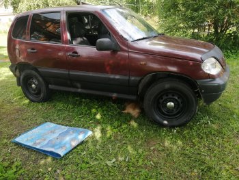 1 189 р. Пороги накладки Autodemic  Chevrolet Niva  2123 (2002-2008), Лада 2123 (Нива Шевроле) (2002-2008) (Текстурная поверхность)  с доставкой в г. Тольятти. Увеличить фотографию 6