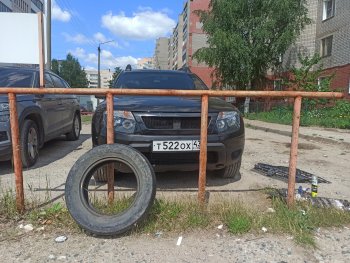 4 599 р. Решётка радиатора DM-Style Renault Duster HS дорестайлинг (2010-2015) (Без сетки, Неокрашенная глянец (под окраску))  с доставкой в г. Тольятти. Увеличить фотографию 6