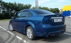 4 199 р. Пороги накладки FT Ford Focus 2 хэтчбэк 5 дв. рестайлинг (2007-2011) (Неокрашенные)  с доставкой в г. Тольятти. Увеличить фотографию 3