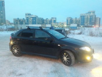 3 169 р. Пороги накладки Атланта  Chevrolet Lacetti  хэтчбек (2002-2013) (Неокрашенные)  с доставкой в г. Тольятти. Увеличить фотографию 4