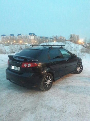 3 169 р. Пороги накладки Атланта  Chevrolet Lacetti  хэтчбек (2002-2013) (Неокрашенные)  с доставкой в г. Тольятти. Увеличить фотографию 5