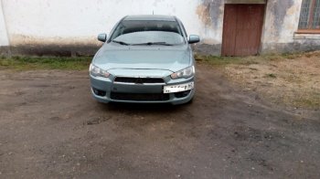 949 р. Подиум гос. номера EVO №1 Mitsubishi Lancer 10 CY хэтчбэк дорестайлинг (2007-2010) (Гладкий пластик)  с доставкой в г. Тольятти. Увеличить фотографию 6