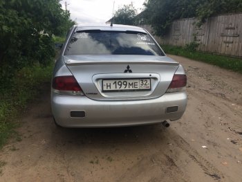 3 899 р. Лип спойлер Evo Mitsubishi Lancer 9 2-ой рестайлинг седан (2005-2009) (Неокрашенный)  с доставкой в г. Тольятти. Увеличить фотографию 9