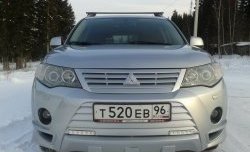 679 р. Радиаторная решётка Sport Mitsubishi Outlander XL (CW)  дорестайлинг (2005-2009) (Неокрашенная)  с доставкой в г. Тольятти. Увеличить фотографию 7