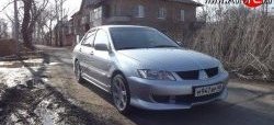 849 р. Комплект широких ресничек Evo V2 Mitsubishi Lancer 9 1-ый рестайлинг седан (2003-2005) (Неокрашенные)  с доставкой в г. Тольятти. Увеличить фотографию 4