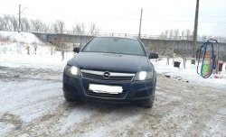 829 р. Реснички Global Tuning  Opel Astra ( H,  H GTC) (2004-2015) седан дорестайлинг, универсал, хэтчбек 3 дв. дорестайлинг, хэтчбек 5дв дорестайлинг, хэтчбек 3 дв. рестайлинг, универсал рестайлинг, хэтчбек 5дв рестайлинг (Неокрашенные)  с доставкой в г. Тольятти. Увеличить фотографию 11