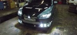 31 799 р. Пластиковый капот Evo Mitsubishi Lancer 10 CY хэтчбэк дорестайлинг (2007-2010) (Неокрашенный)  с доставкой в г. Тольятти. Увеличить фотографию 7